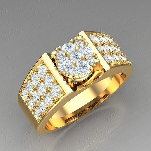 Elite Men Rings Collection 6MR077 3D print model