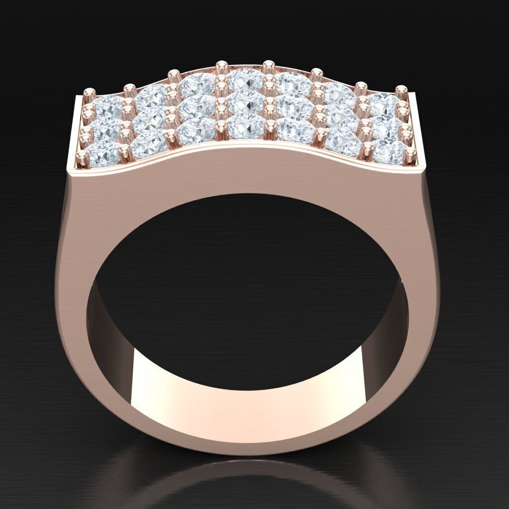 Elite Men Rings Collection 6MR076 3D print model_3
