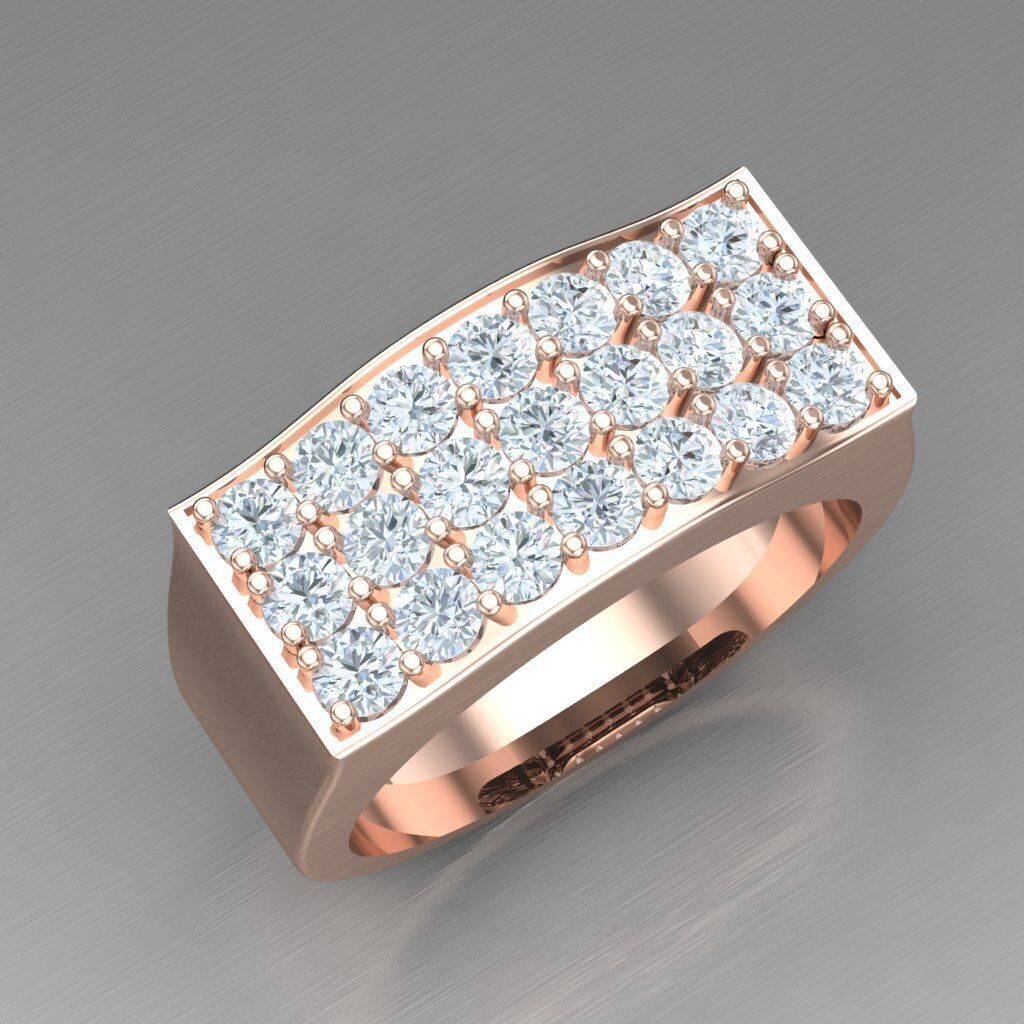 Elite Men Rings Collection 6MR076 3D print model_11