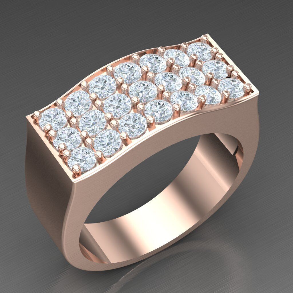 Elite Men Rings Collection 6MR076 3D print model_7