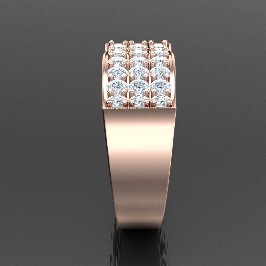 Elite Men Rings Collection 6MR076 3D print model_12