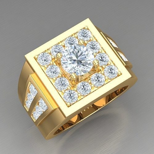 Elite Men Rings Collection 6MR072 3D print model