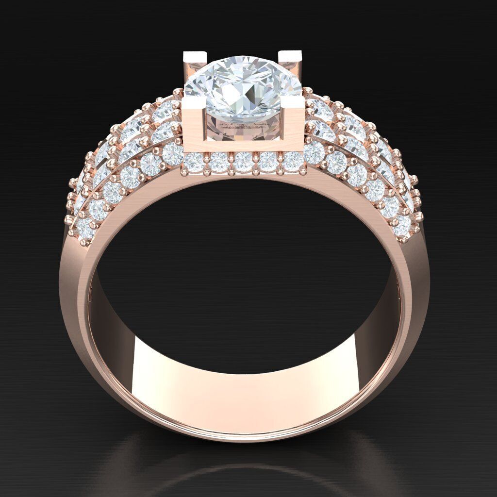 Elite Men Rings Collection 6MR069 3D print model_3