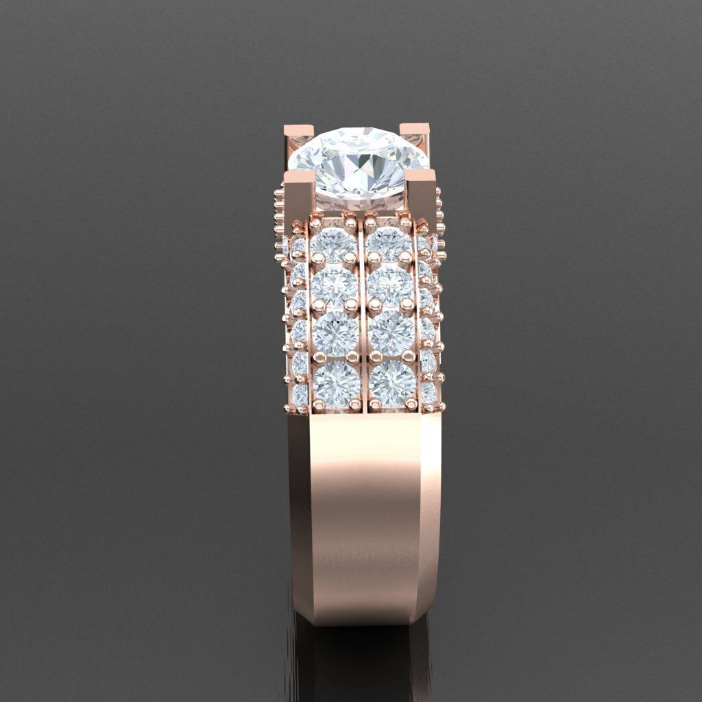 Elite Men Rings Collection 6MR069 3D print model_12