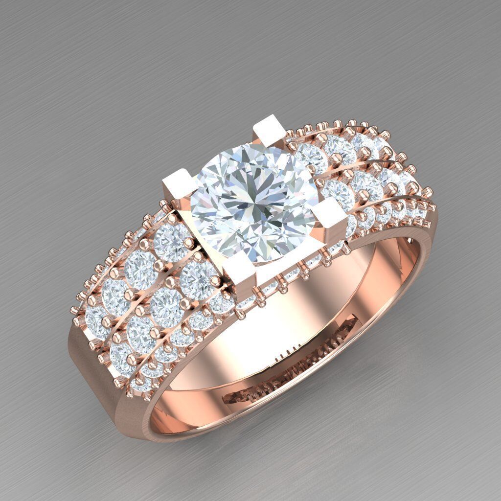 Elite Men Rings Collection 6MR069 3D print model_11