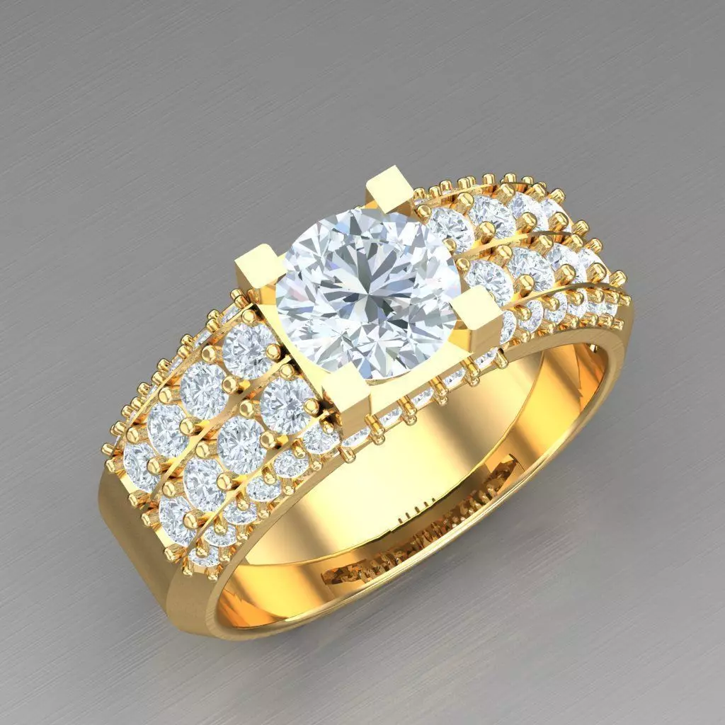 Elite Men Rings Collection 6MR069 3D print model_0