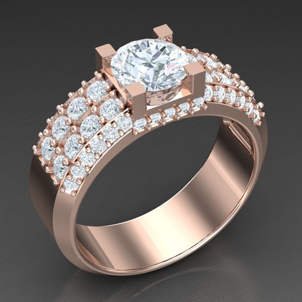 Elite Men Rings Collection 6MR069 3D print model_7