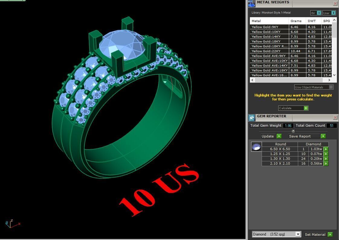 Elite Men Rings Collection 6MR069 3D print model_1