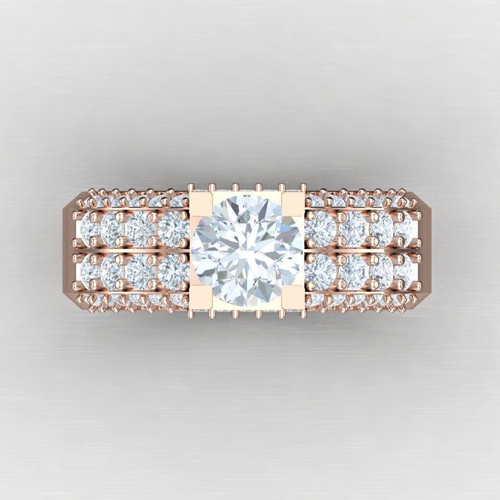 Elite Men Rings Collection 6MR069 3D print model_9