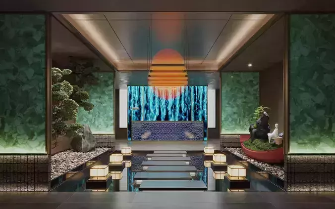  Japanese style atrium