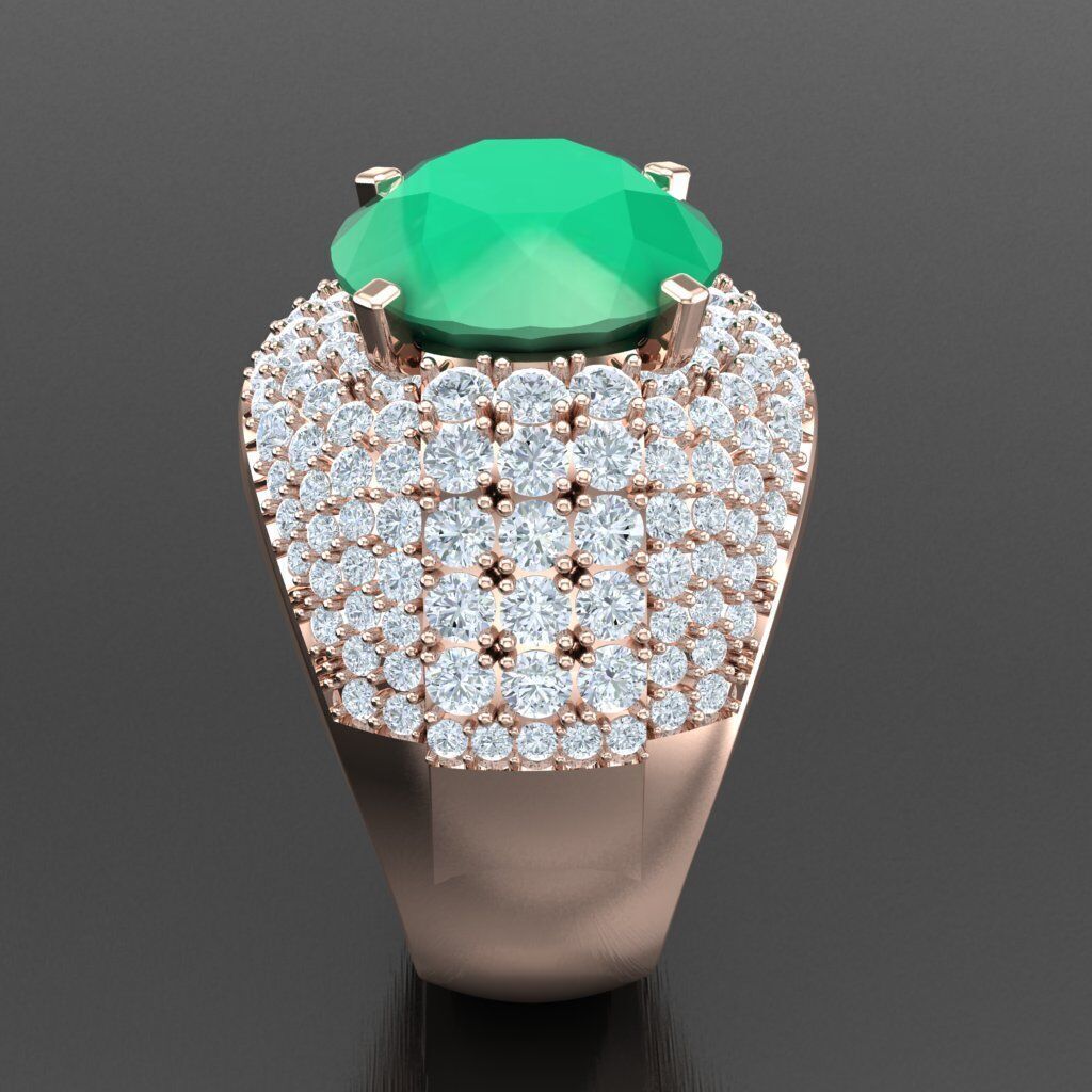 Elite Men Rings Collection 6MR061 3D print model_12