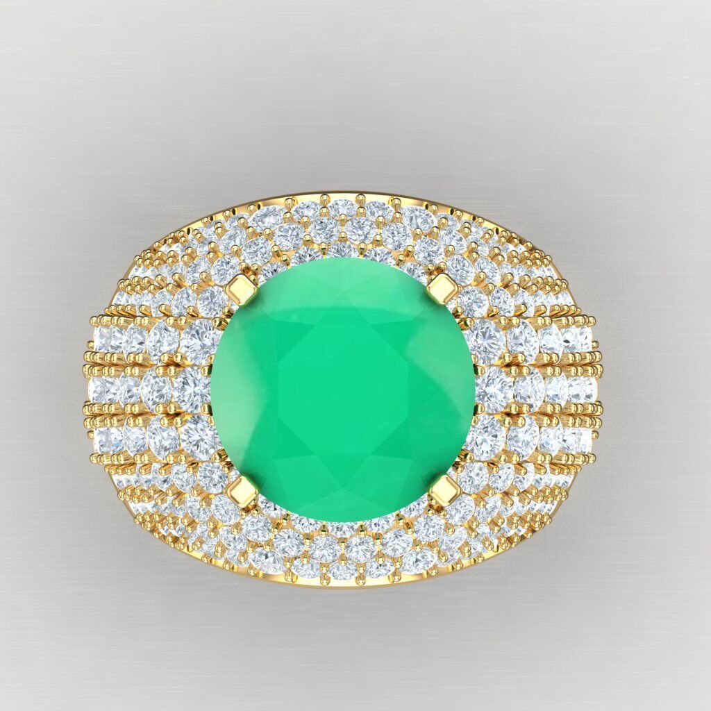 Elite Men Rings Collection 6MR061 3D print model_10