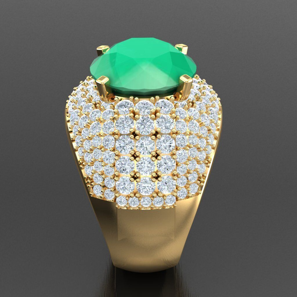 Elite Men Rings Collection 6MR061 3D print model_13