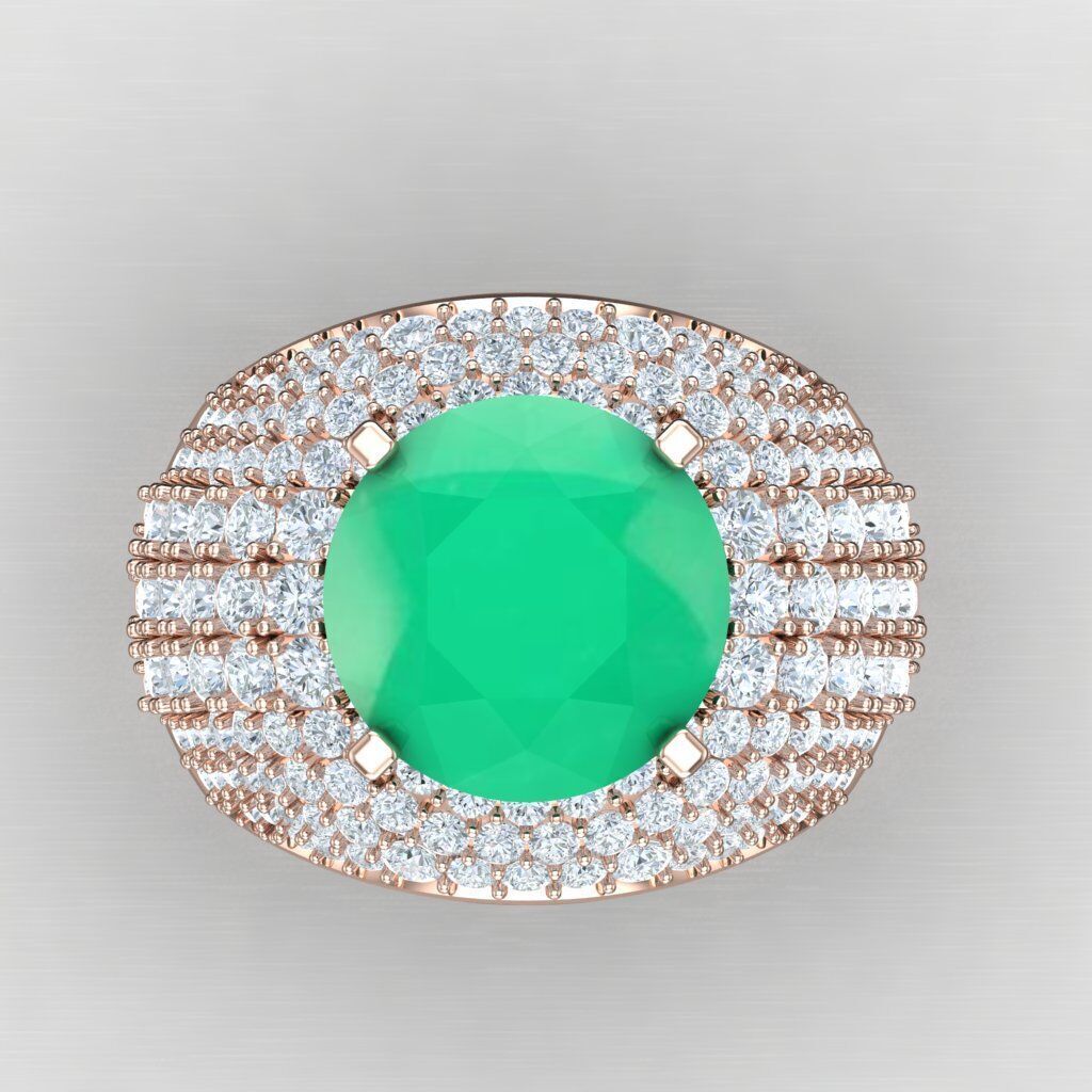 Elite Men Rings Collection 6MR061 3D print model_9