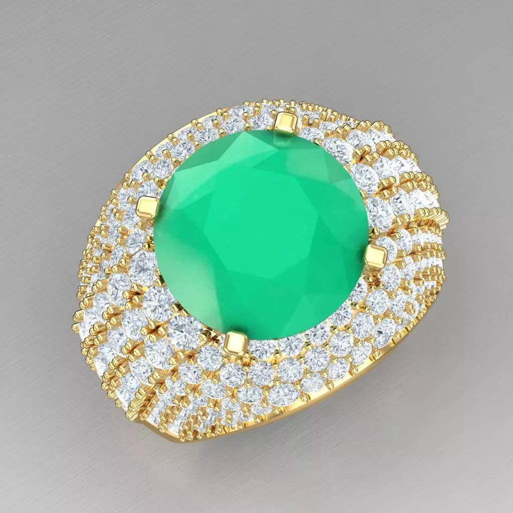 Elite Men Rings Collection 6MR061 3D print model_0