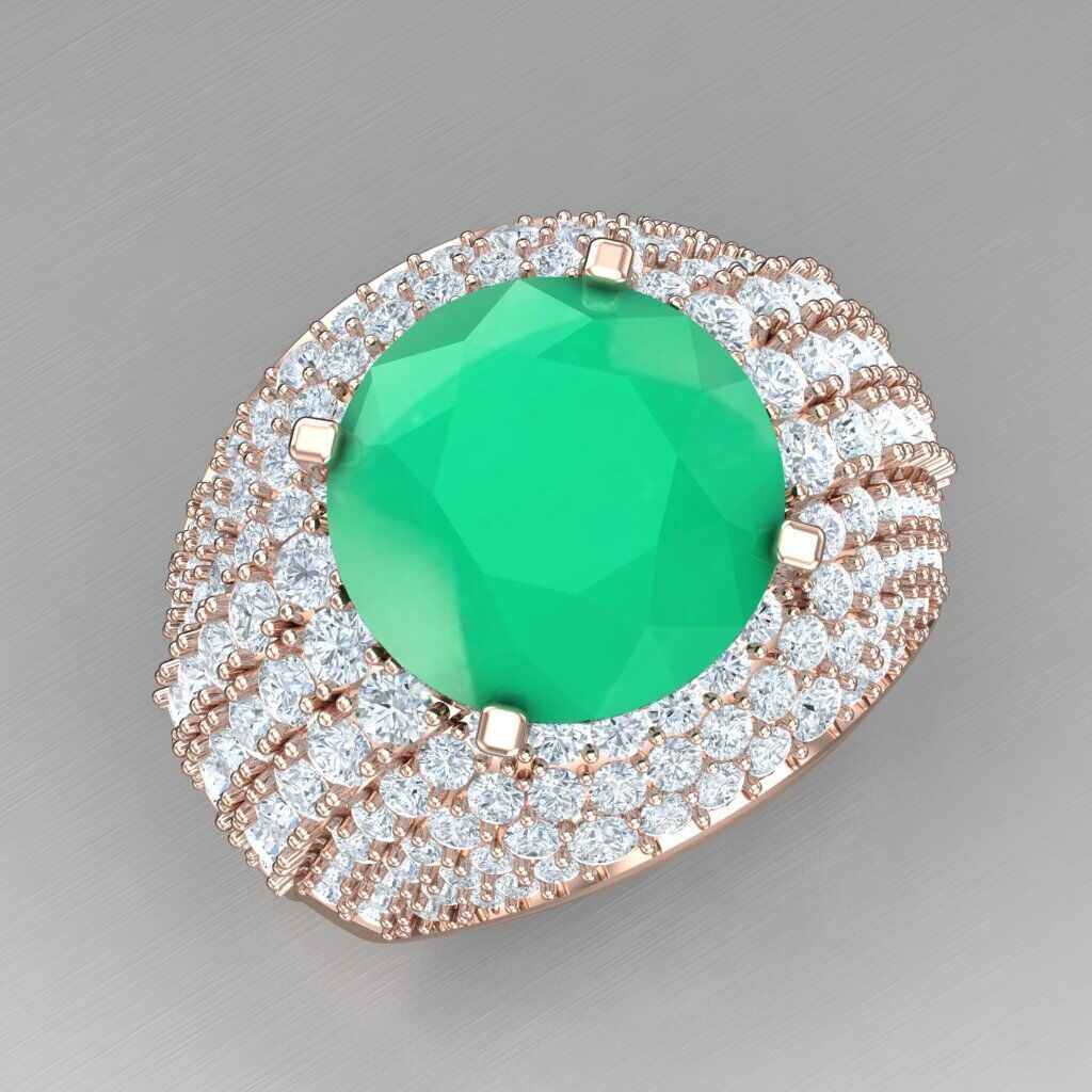 Elite Men Rings Collection 6MR061 3D print model_11