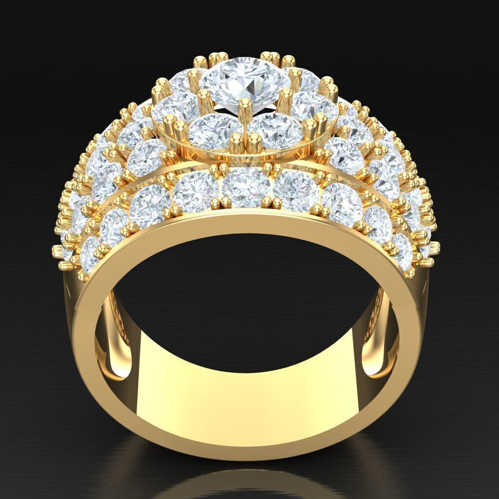 Elite Men Rings Collection 6MR059 3D print model_4