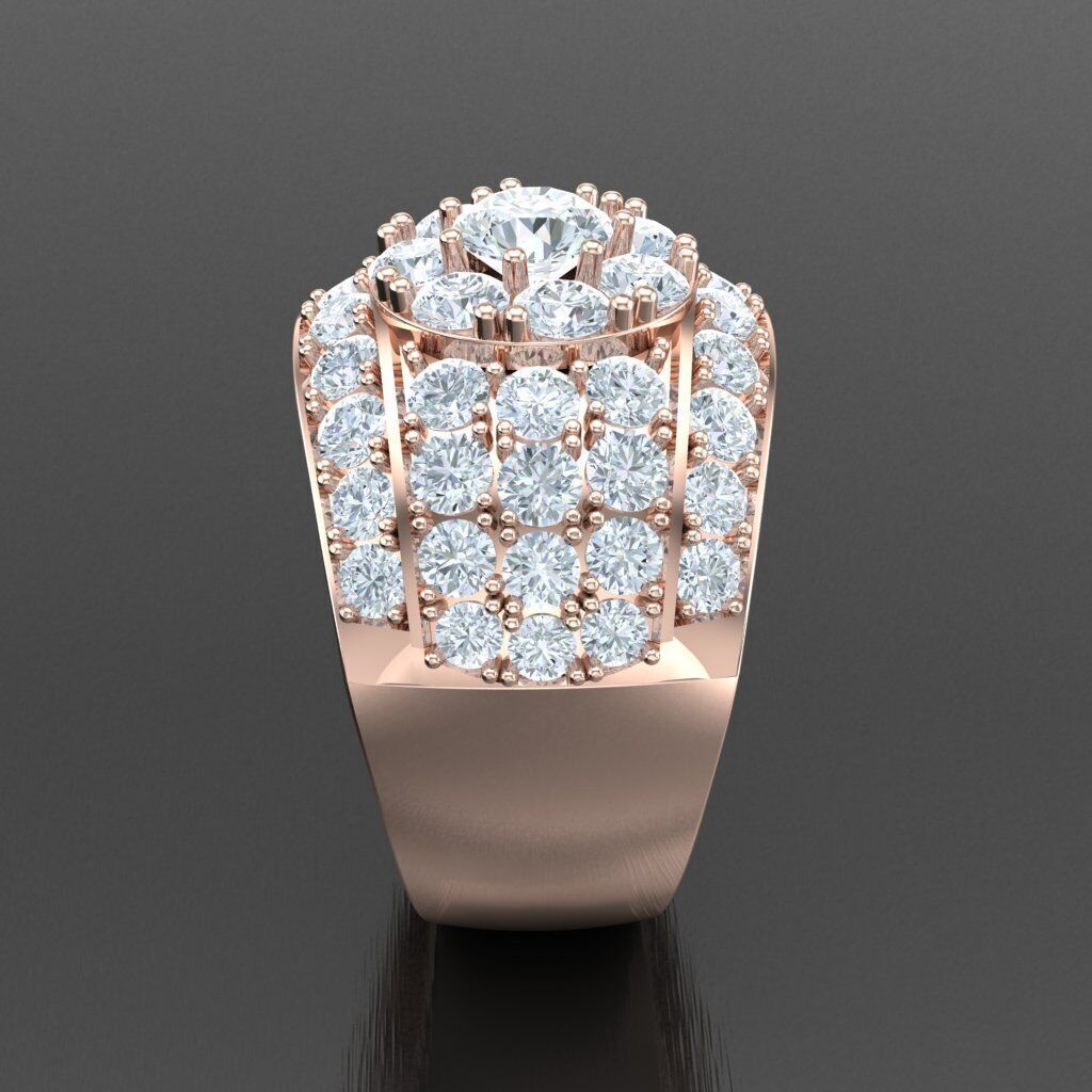 Elite Men Rings Collection 6MR059 3D print model_12