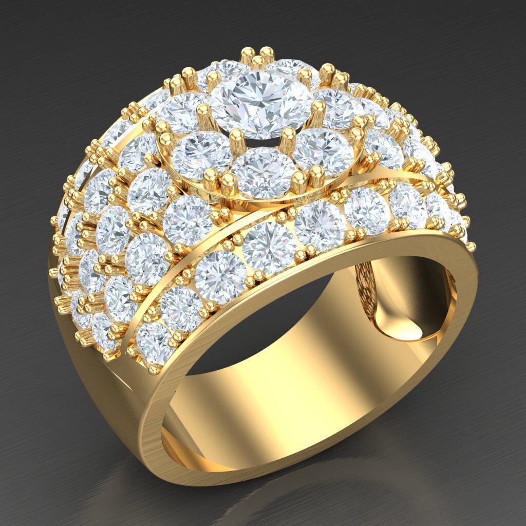 Elite Men Rings Collection 6MR059 3D print model_2