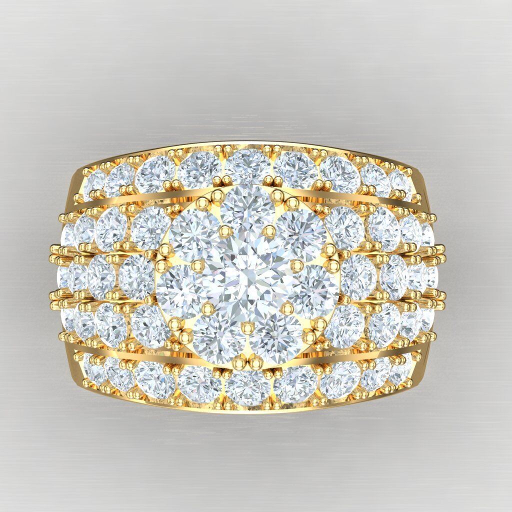 Elite Men Rings Collection 6MR059 3D print model_10