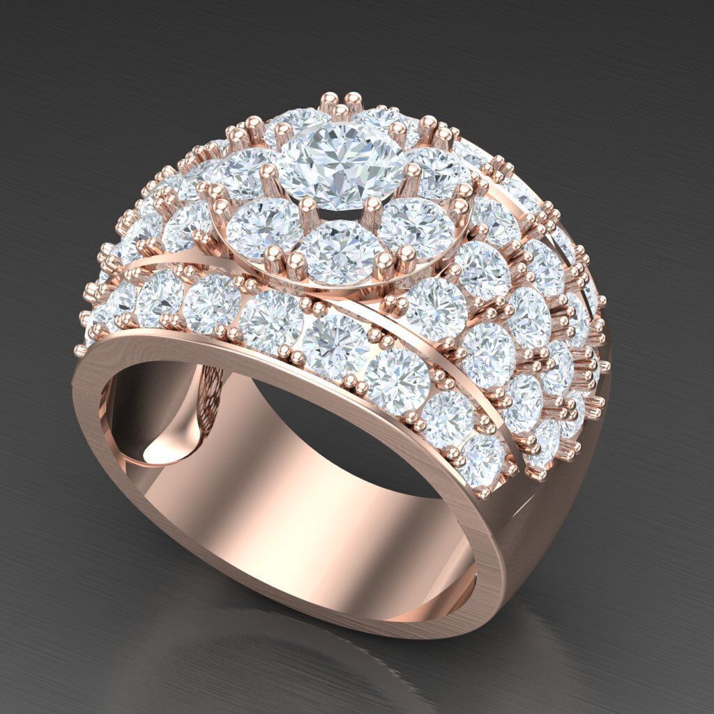 Elite Men Rings Collection 6MR059 3D print model_5