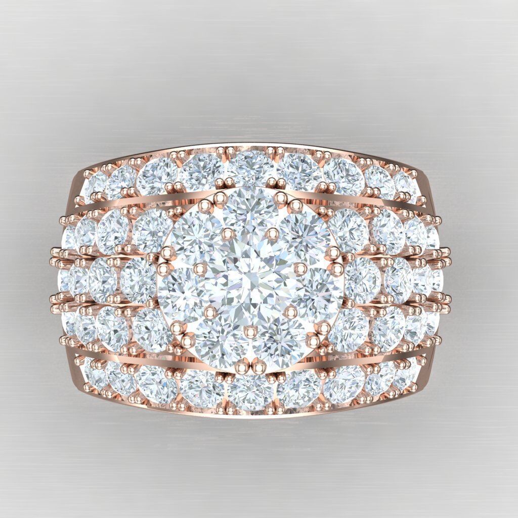 Elite Men Rings Collection 6MR059 3D print model_9