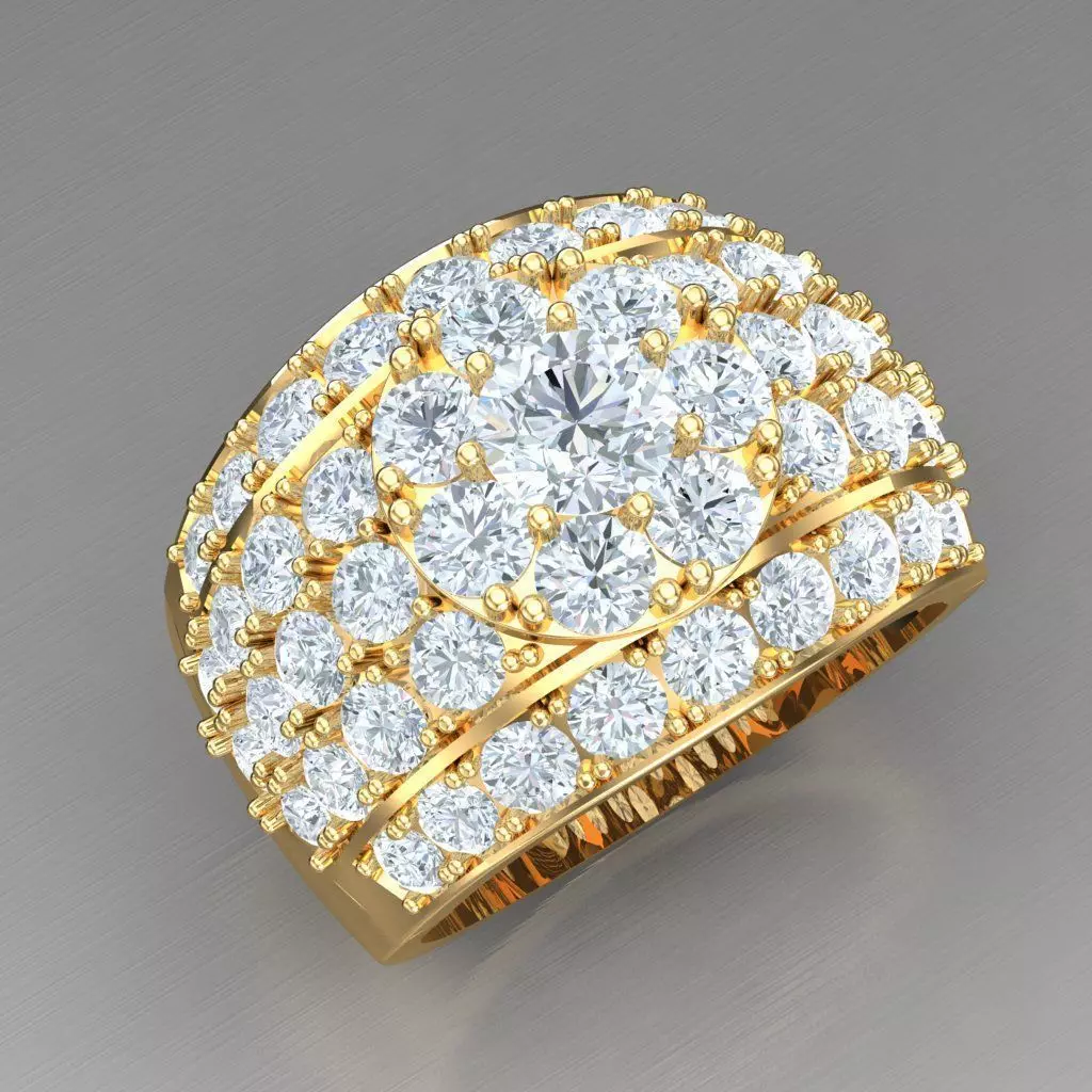 Elite Men Rings Collection 6MR059 3D print model_0