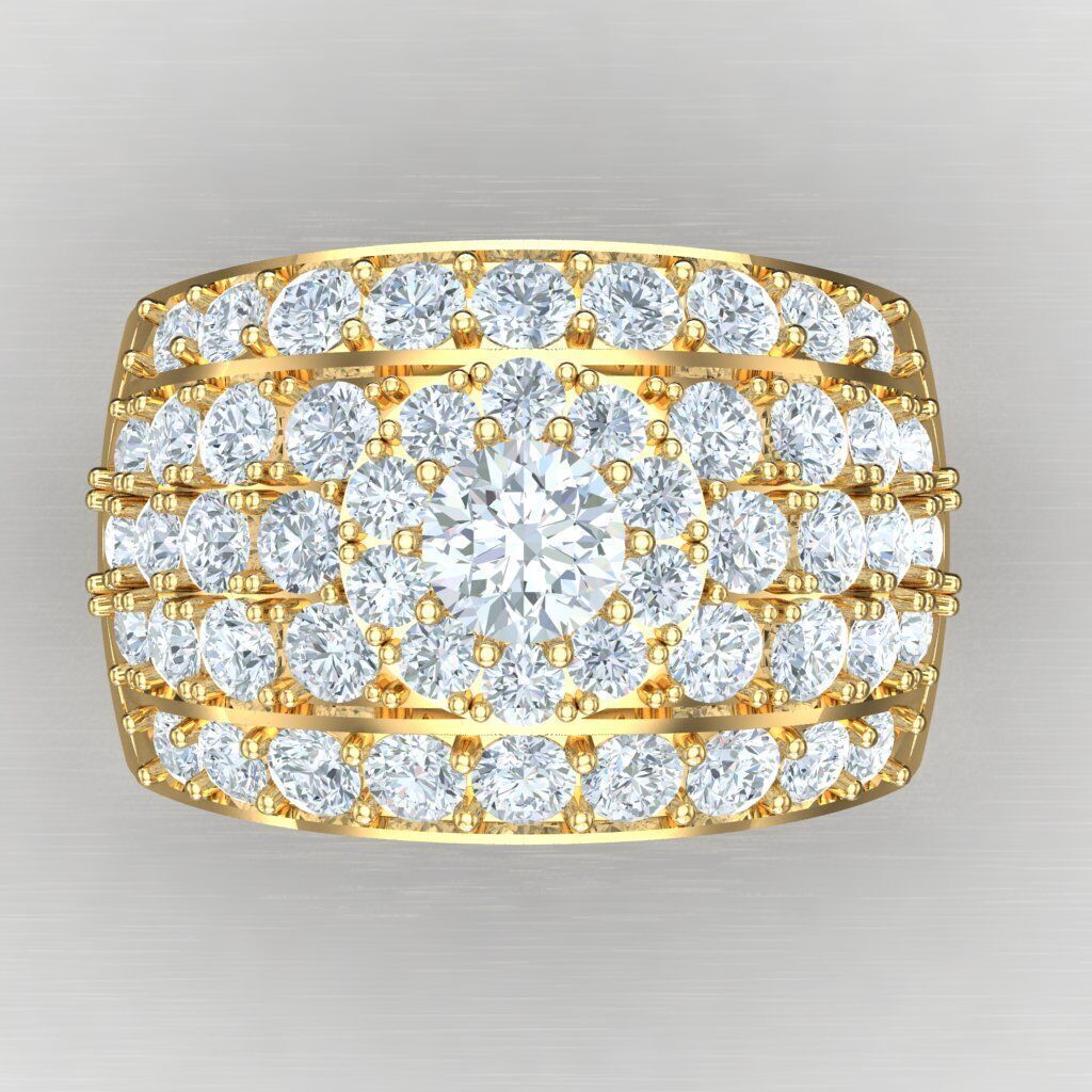 Elite Men Rings Collection 6MR058 3D print model_10