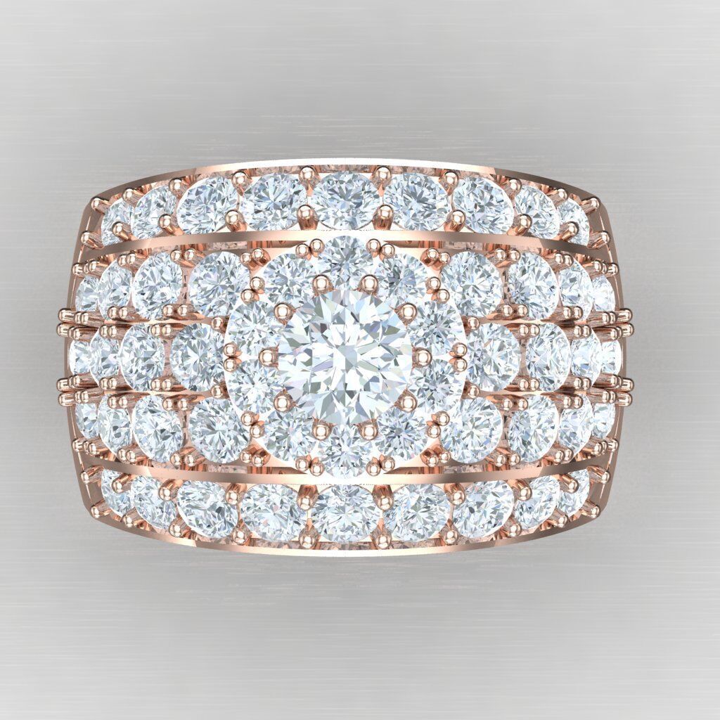 Elite Men Rings Collection 6MR058 3D print model_9