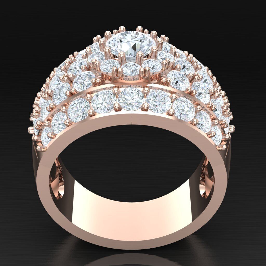 Elite Men Rings Collection 6MR058 3D print model_3