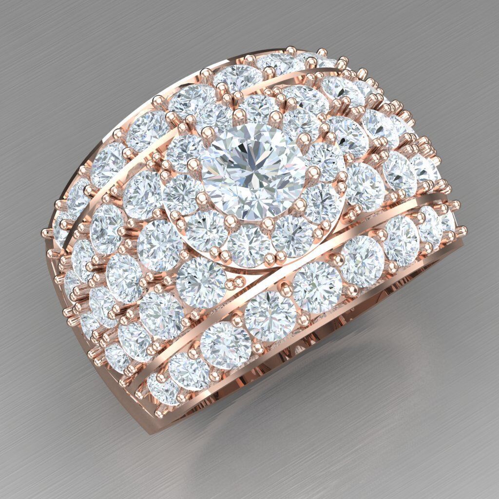 Elite Men Rings Collection 6MR058 3D print model_11