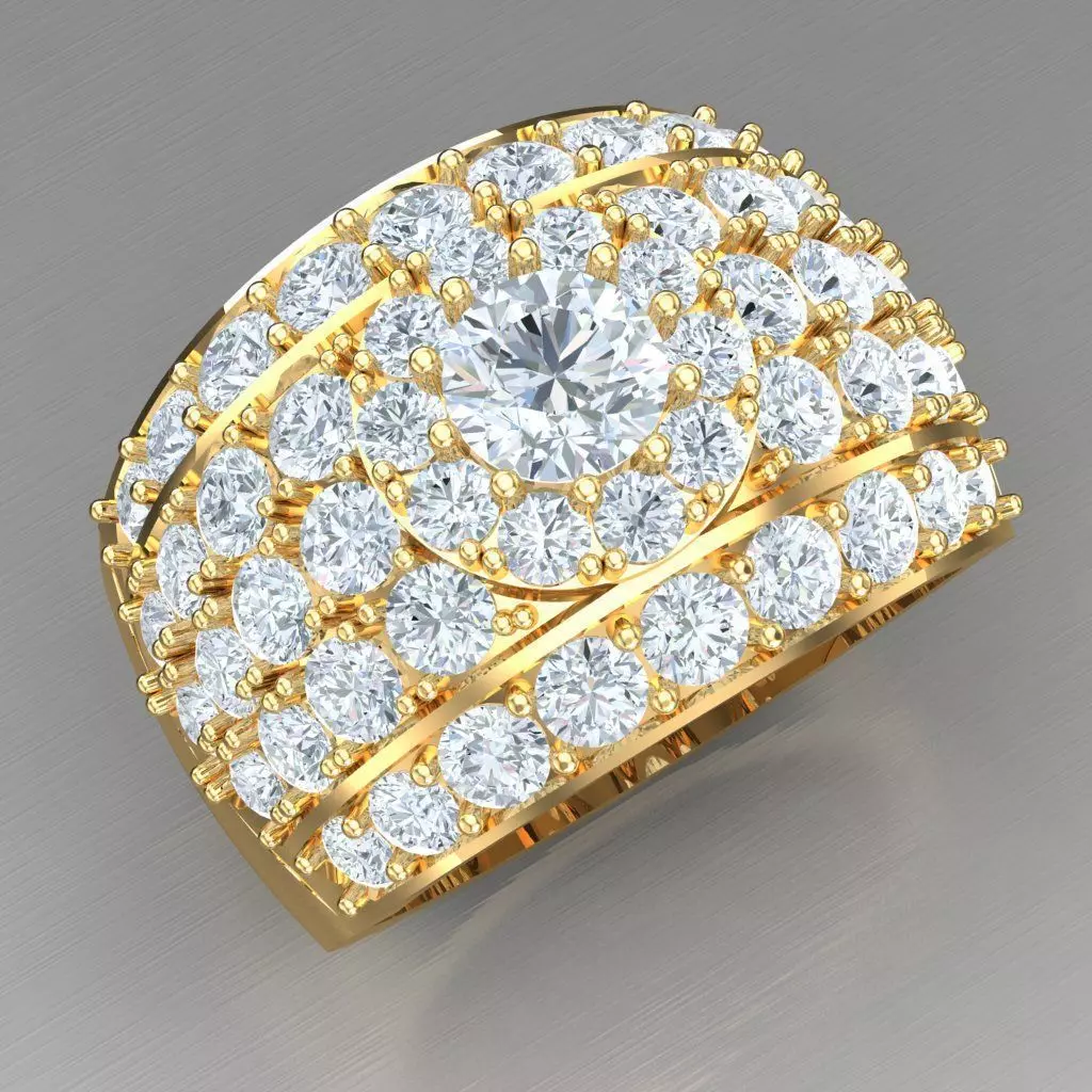 Elite Men Rings Collection 6MR058 3D print model_0