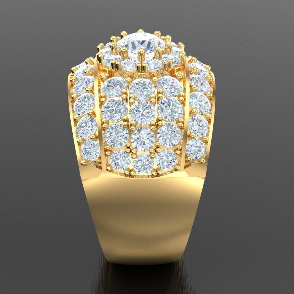 Elite Men Rings Collection 6MR058 3D print model_13