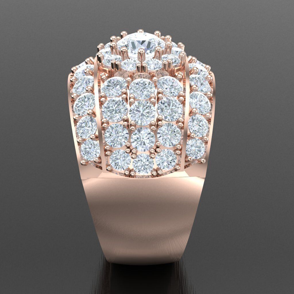 Elite Men Rings Collection 6MR058 3D print model_12