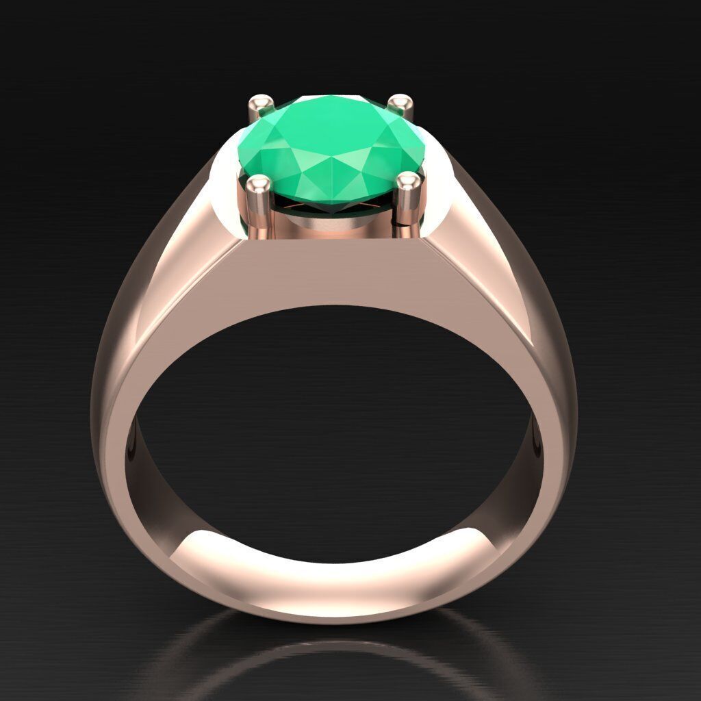 Elite Men Rings Collection 6MR046 3D print model_3