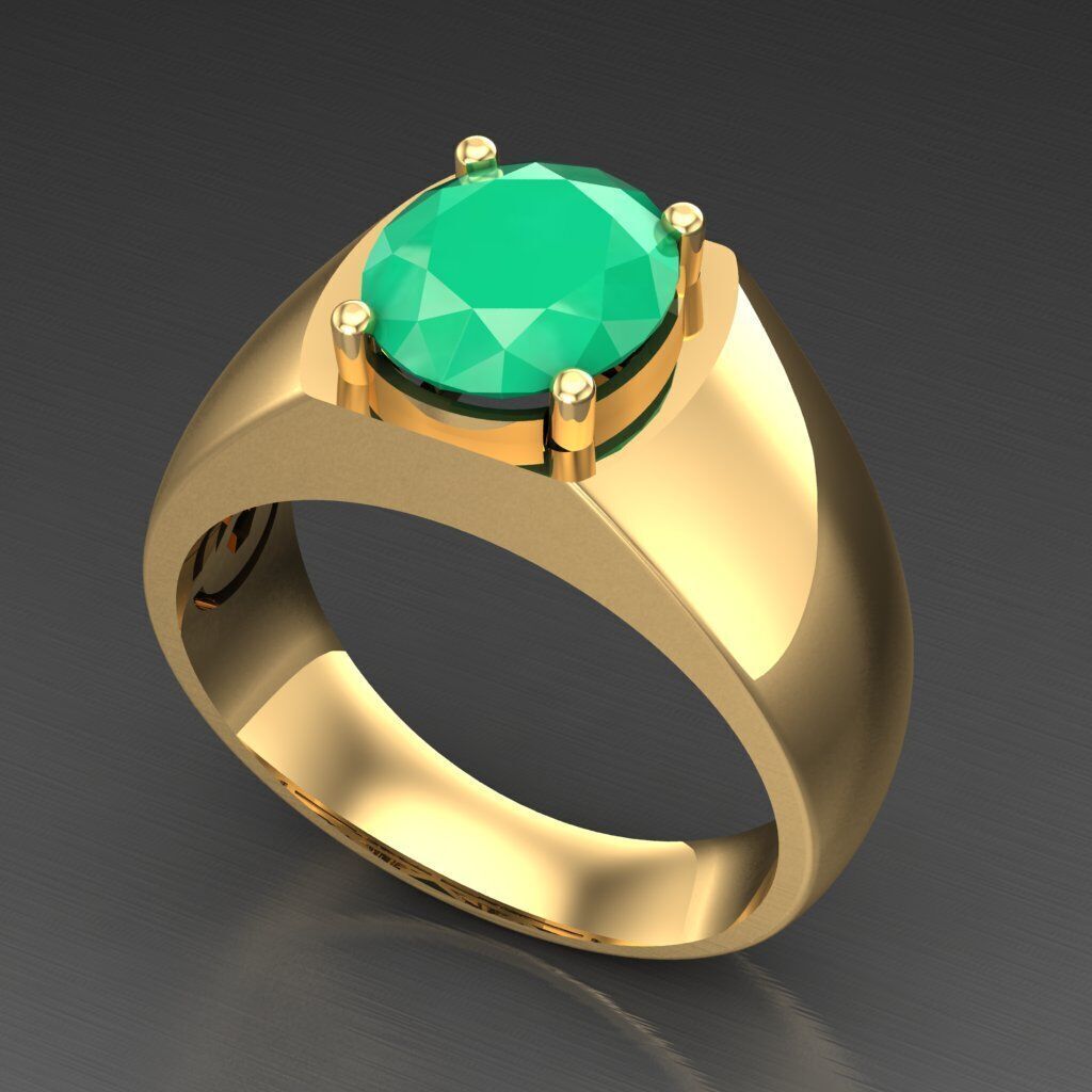 Elite Men Rings Collection 6MR046 3D print model_8