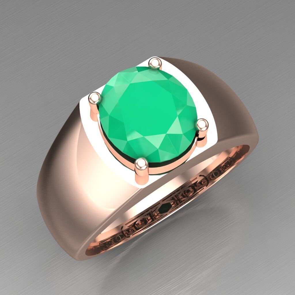 Elite Men Rings Collection 6MR046 3D print model_11