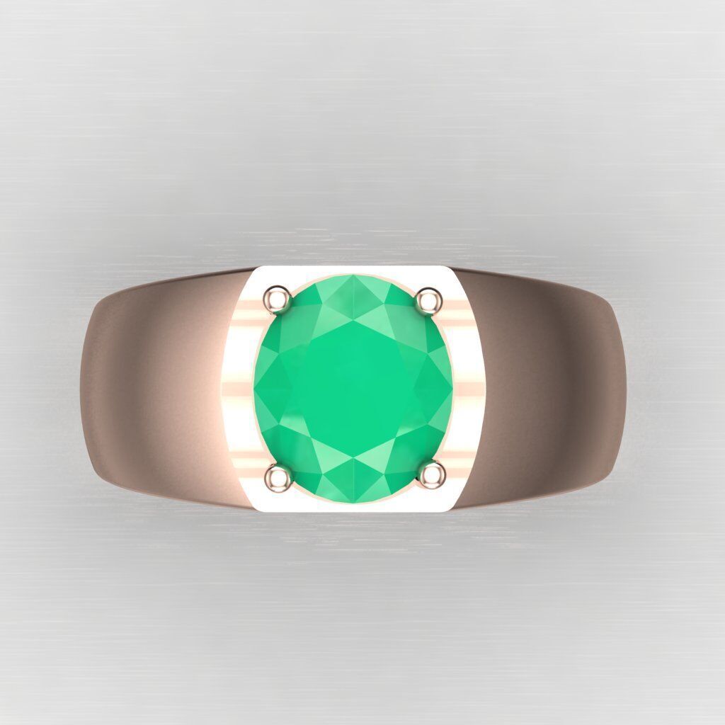 Elite Men Rings Collection 6MR046 3D print model_9