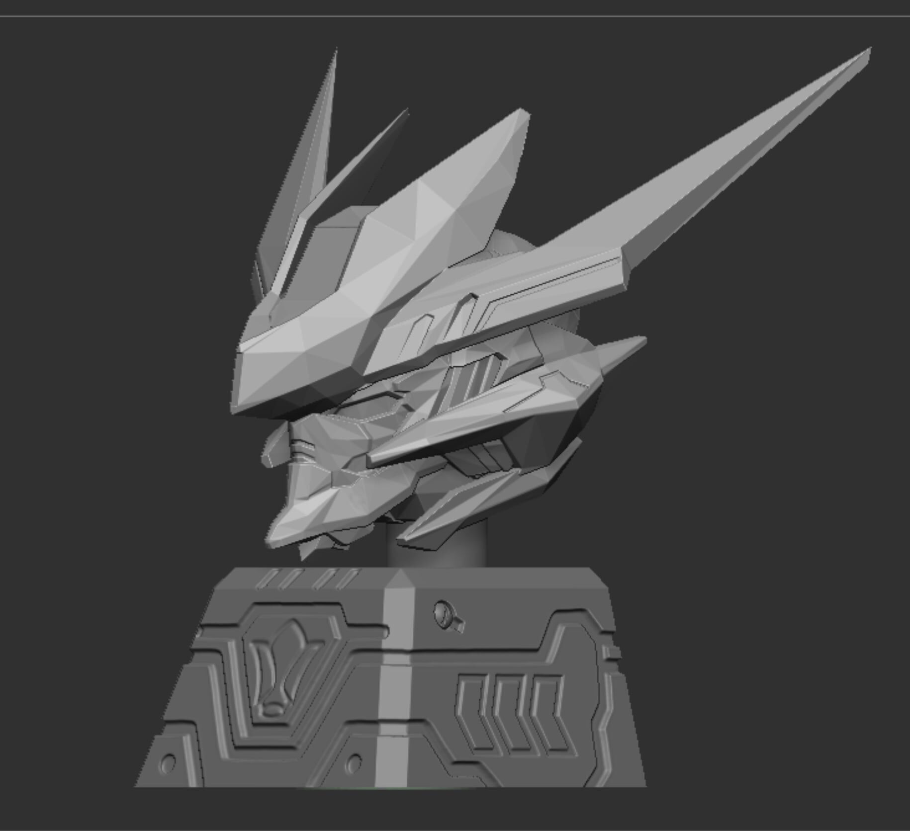 Gundam Barbatos Keycap 3D print model_4