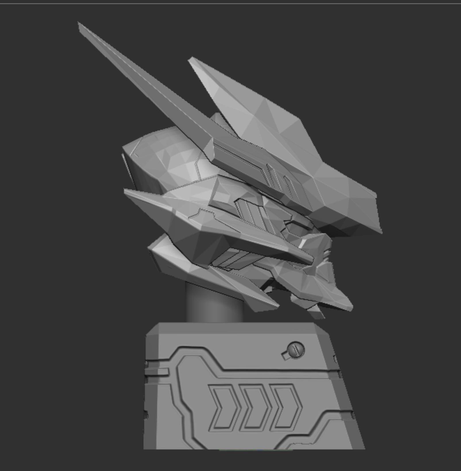 Gundam Barbatos Keycap 3D print model_5