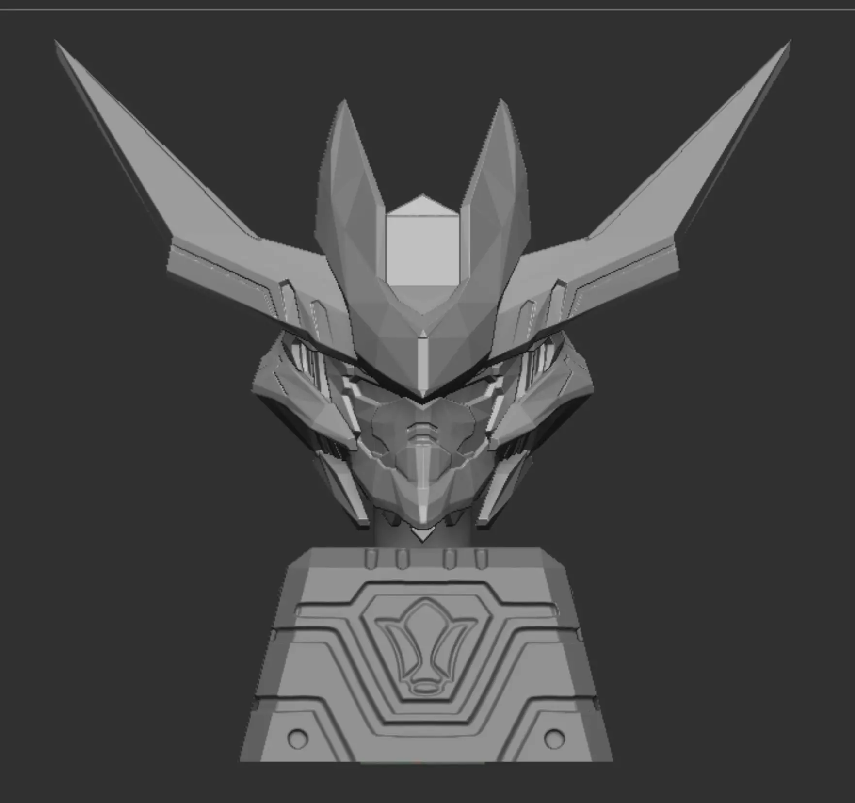 Gundam Barbatos Keycap 3D print model_0