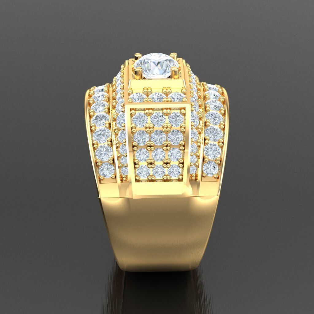 Elite Men Rings Collection 6MR044 3D print model_13