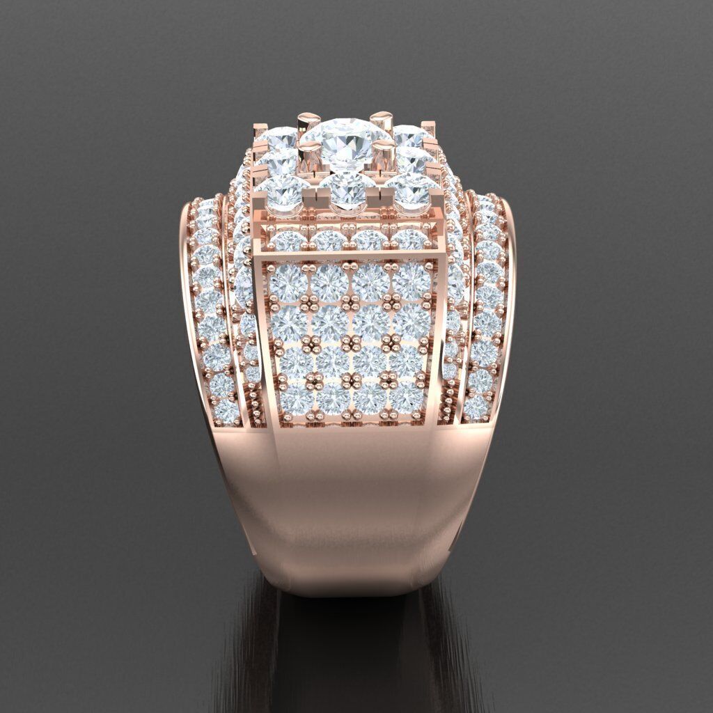 Elite Men Rings Collection 6MR043 3D print model_12