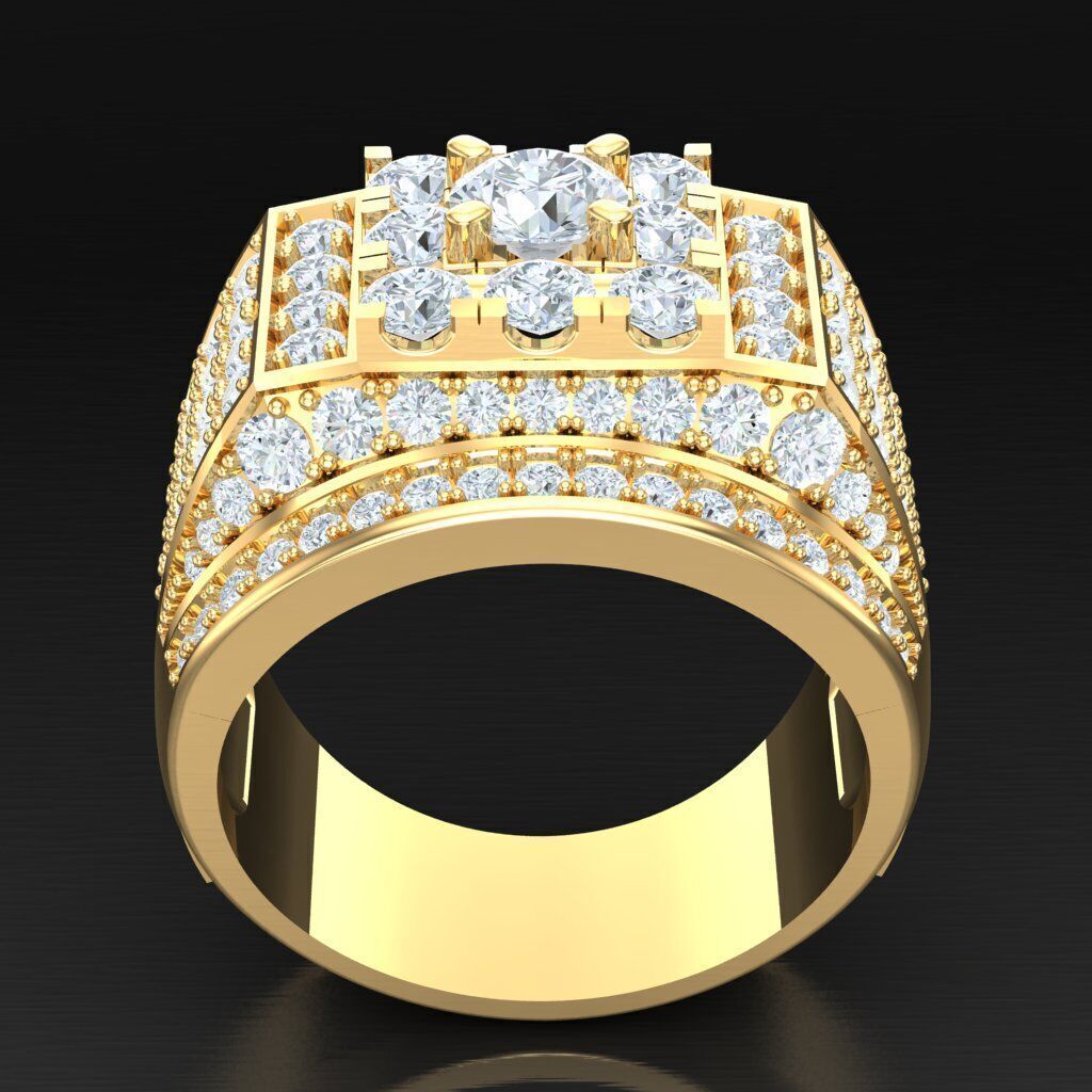 Elite Men Rings Collection 6MR043 3D print model_4