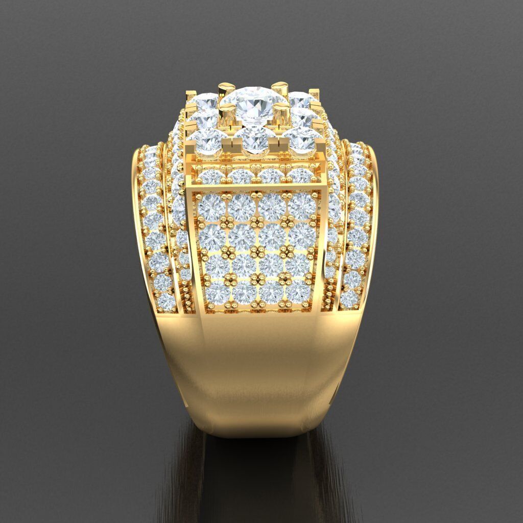 Elite Men Rings Collection 6MR043 3D print model_13