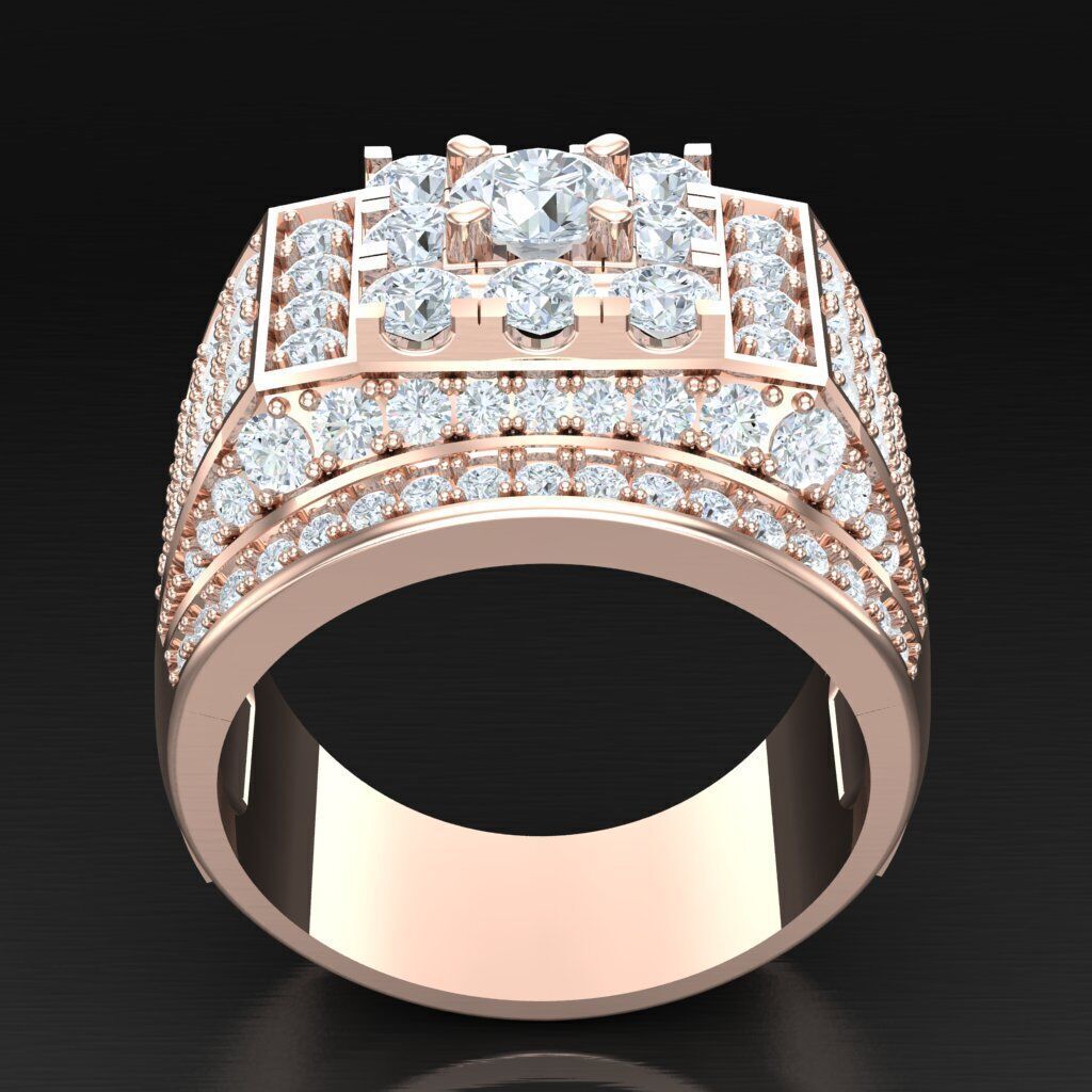 Elite Men Rings Collection 6MR043 3D print model_3