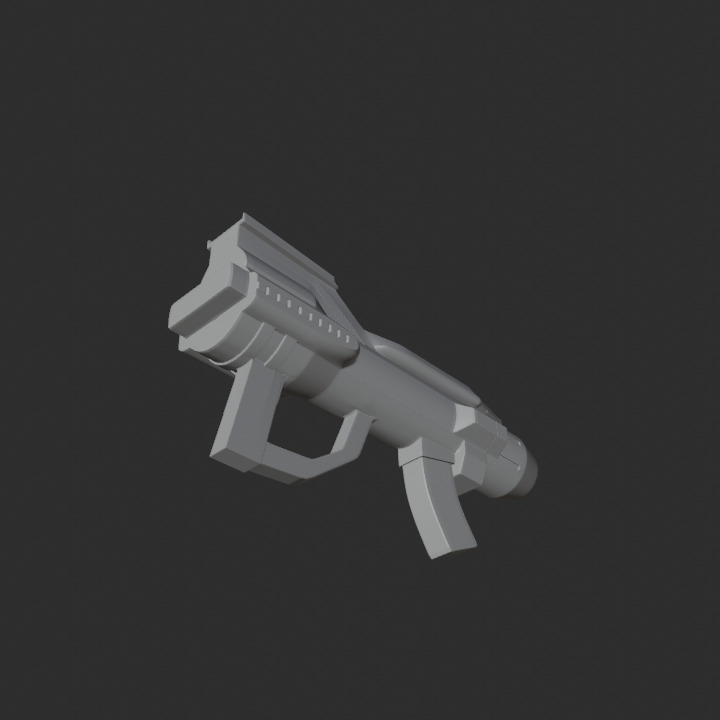 Liveman Lion Bazooka 3D print model_3