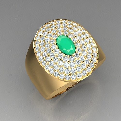 Elite Men Rings Collection 6MR041 3D print model