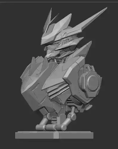 Gundam Barbatos Lupus Rex Bust 3D print model