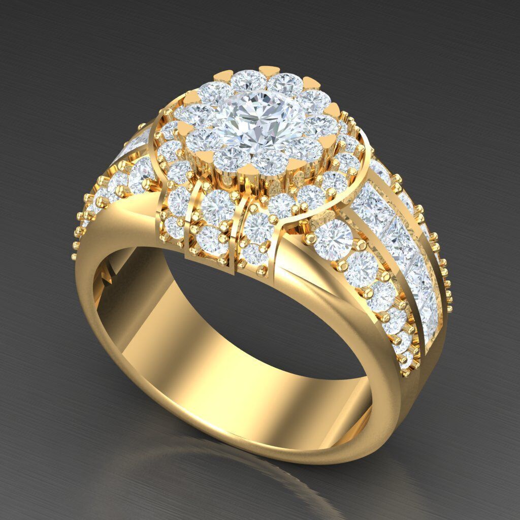 Elite Men Rings Collection 6MR034 3D print model_8